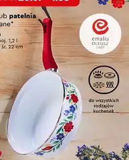 Biedronka Patelnia emaliowana Emalia Olkusz 22 cm oferta