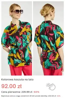 Koszula damska kolorowa na lato