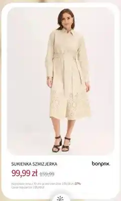BonPrix Sukienka szmizjerka Bonprix oferta