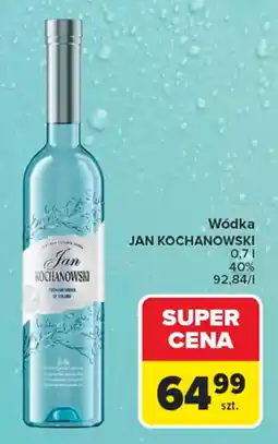 Carrefour Wódka Jan Kochanowski oferta