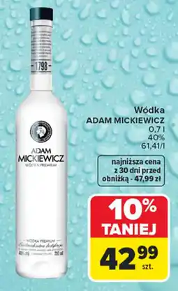 Carrefour Wódka Adam Mickiewicz oferta