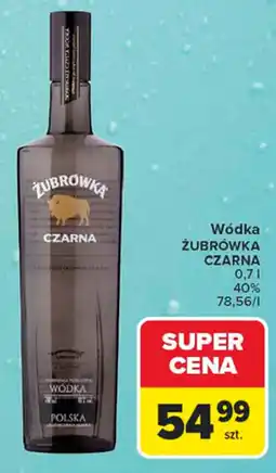 Carrefour Wódka Żubrówka Czarna oferta