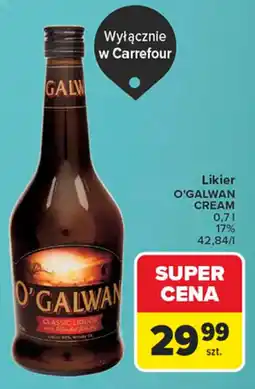 Carrefour Likier O'Galwan Cream oferta
