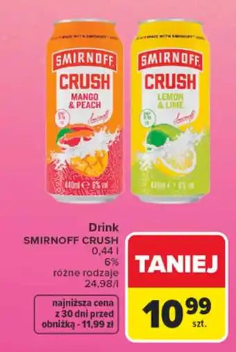 Carrefour Drink SMIRNOFF CRUSH oferta