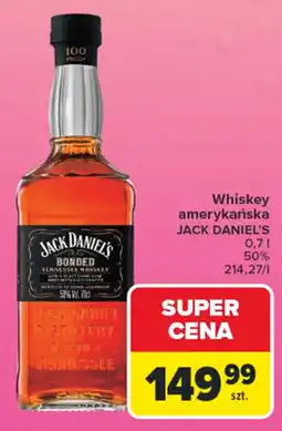 Carrefour Whiskey amerykańska JACK DANIEL'S oferta