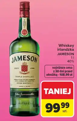 Carrefour Whiskey irlandzka JAMESON oferta