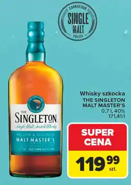 Carrefour Whisky szkocka THE SINGLETON MALT MASTER'S oferta