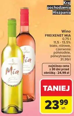 Carrefour Wino FREIXENET MIA oferta