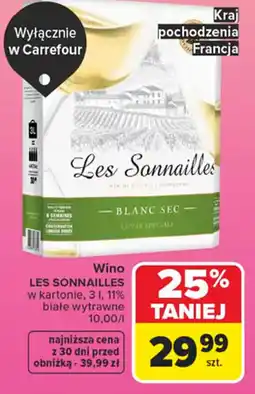 Carrefour Wino LES SONNAILLES oferta