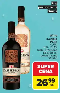 Carrefour Wino KAZBEK PEAK oferta