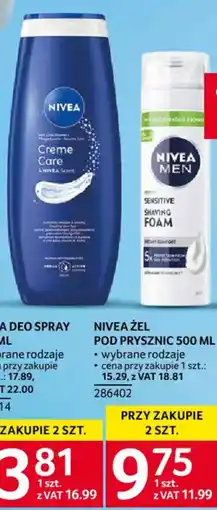 Selgros NIVEA ŻEL POD PRYSZNIC 500 ML oferta