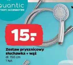 Netto Zestaw prysznicowy słuchawka + wąż oferta