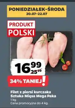 Netto Filet z piersi kurczaka Sztuka Mięsa Mega Paka oferta