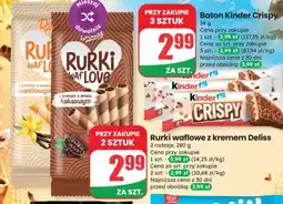 Dino Rurki waflowe z kremem Deliss oferta