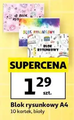 Auchan Blok rysunkowy A4 oferta