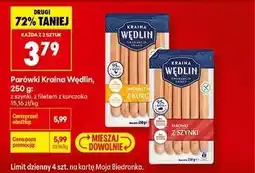 Biedronka Parówki Kraina Wędlin, 250 g oferta