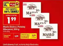 Biedronka Masło Ekstra z polskiej mleczarni, 200 g oferta