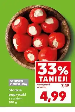 Kaufland Słodkie papryczki z serkiem oferta