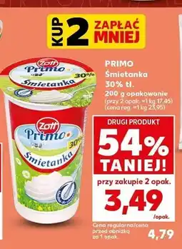 Kaufland Śmietanka 30% Zott Primo oferta