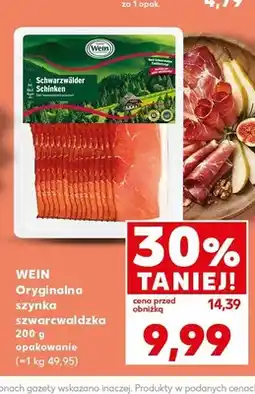 Kaufland Szynka szwarcwaldzka Wein oferta