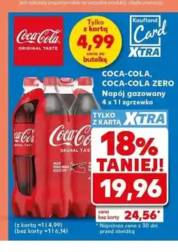 Kaufland Napój gazowany Coca-Cola 4-pak oferta