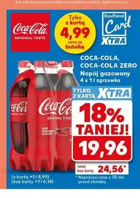 Kaufland Napój gazowany Coca-Cola 4-pak oferta