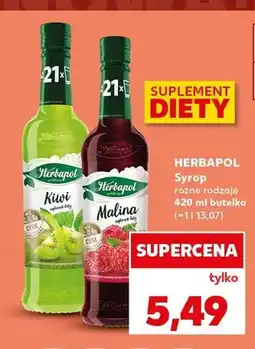 Kaufland Syrop Herbapol o smaku kiwi oferta