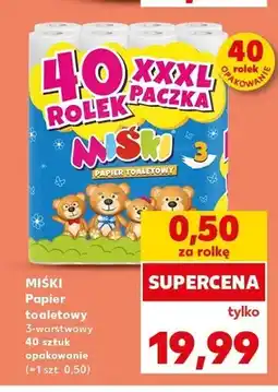 Kaufland Papier toaletowy Miśki 3-warstwowy oferta