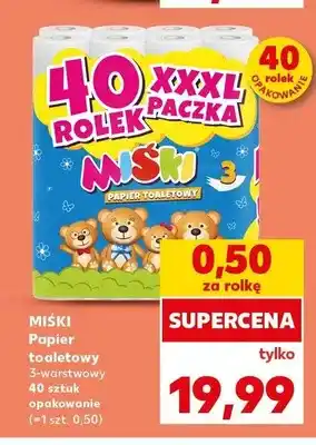 Papier toaletowy Miśki 3-warstwowy