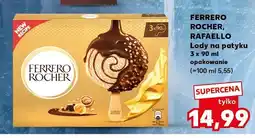 Kaufland Lody na patyku Ferrero Rocher 3-pak oferta
