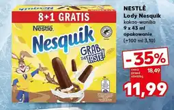 Kaufland Lody Nesquik kakao-wanilia 9-pak oferta