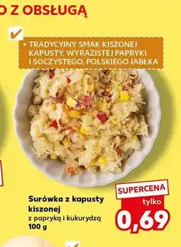Kaufland Surówka z kapusty kiszonej z papryką i kukurydzą oferta