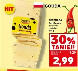 Kaufland Ser Gouda z kurkami i cebulką Serenada oferta