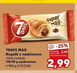 Kaufland Rogalik z nadzieniem 7Days Max oferta