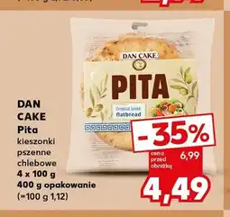 Kaufland Pita kieszonki pszenne chlebowe Dan Cake oferta