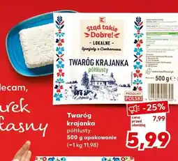 Kaufland Tvaróg krajanka półtłusty K-Stąd Takie Dobre oferta
