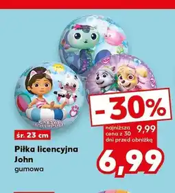 Kaufland Piłka licencyjna John gumowa oferta