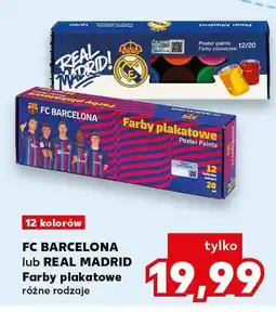 Kaufland Farby plakatowe Real Madrid 12 kolorów oferta