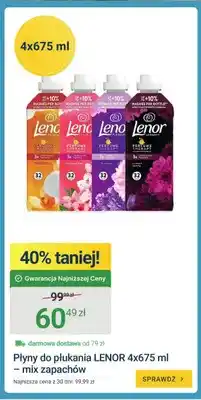 ERLI Płyn do płukania Lenor 4-pak mix zapachów oferta