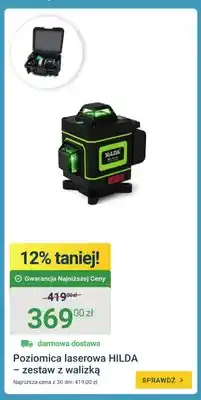 ERLI Poziomica laserowa HILDA zestaw z walizką oferta