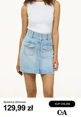C&A Spódnica dżinsowa C&A oferta