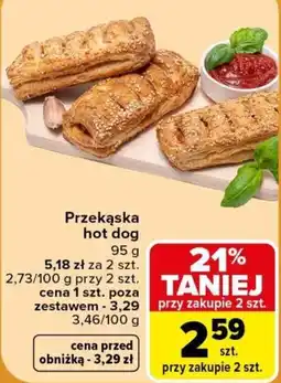 Carrefour Przekąska hot dog oferta