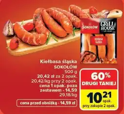 Carrefour Kiełbasa Śląska Sokołów oferta