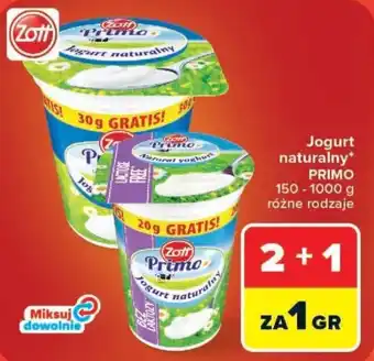 Carrefour Jogurt naturalny PRIMO oferta