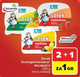Carrefour Serek homogenizowany* ROLMLECZ oferta