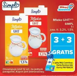 Carrefour Mleko UHT SIMPL oferta