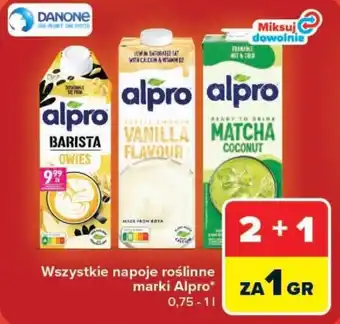 Carrefour Napoje roślinne Alpro oferta