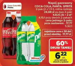 Carrefour Napój gazowany COCA-COLA, FANTA, SPRITE oferta