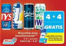 Carrefour Wszystkie piwa bezalkoholowe oferta
