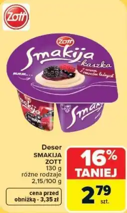 Carrefour Deser SMAKIJA ZOTT oferta
